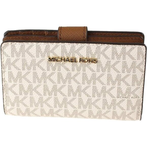 New Michael Kors Women's Pale Blue Bifold Wallet - Stylish & Compact Design - Picture 3 of 7